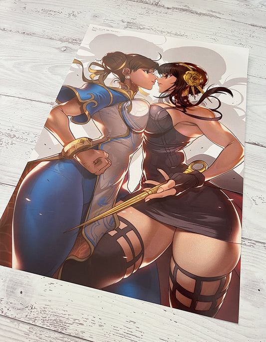 akiman tribute homage edwin huang street fighter spy x family chun li yor forger