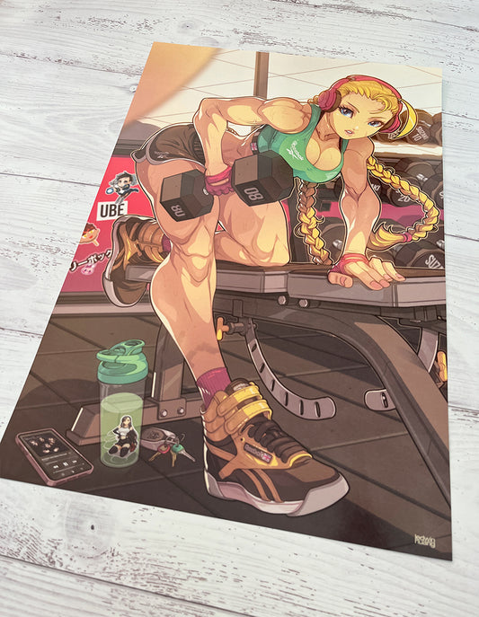 cammy at the gym doing backrows by edwin huang