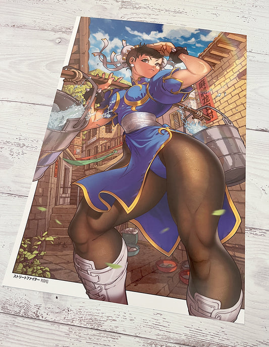 chun li in china drawing by edwin huang
