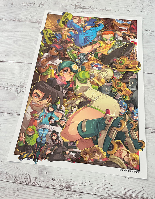 jet set radio illustration by edwin huang