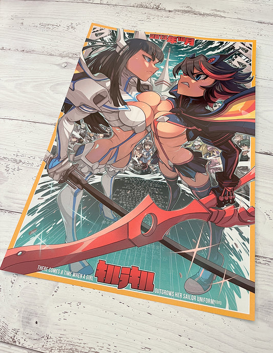 kill la kill illustration by edwin huang