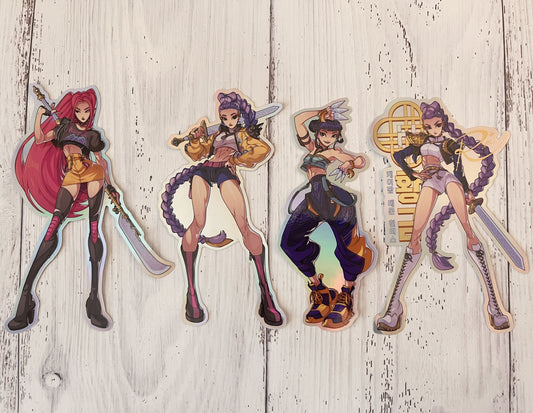 K Pop Demon Hunters, Rumi, Mira, Zoey, Edwin Huang