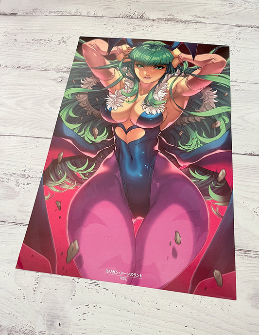 morrigan aensland from darkstalkers by edwin huang