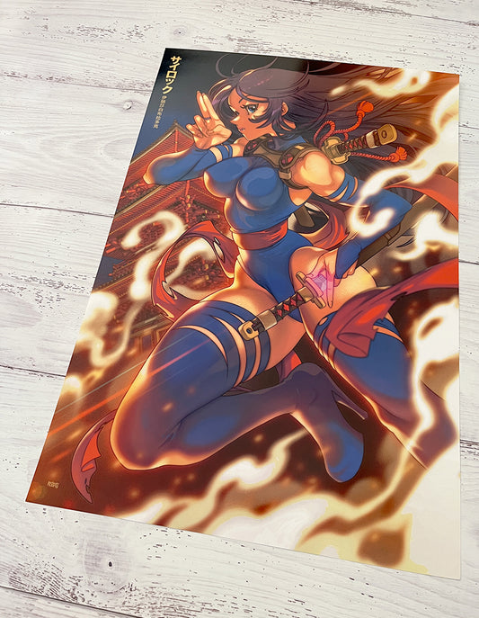 psylocke from x-men by edwin huang