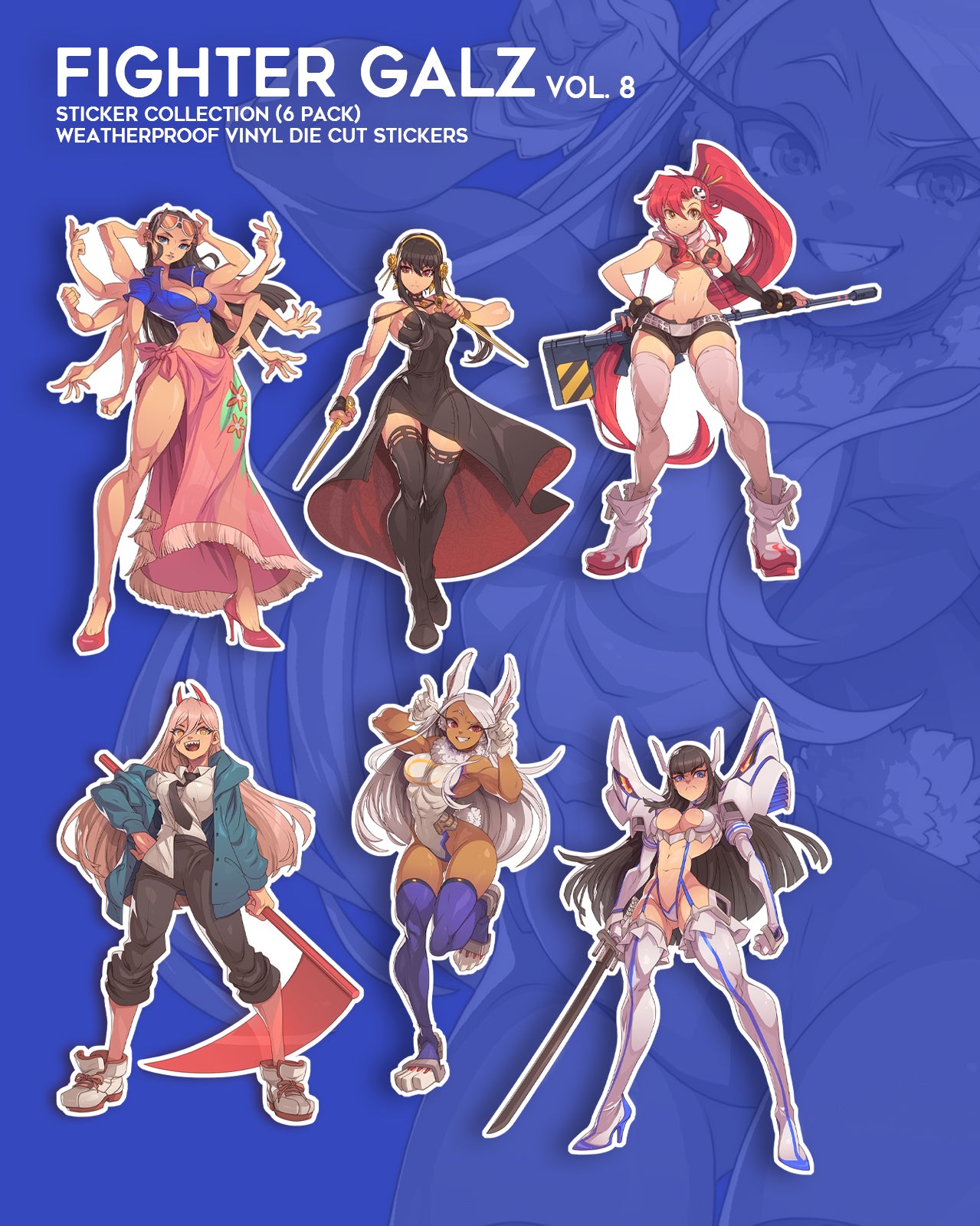 anime stickers by edwin huang