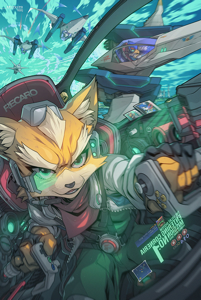 starfox art by edwin huang