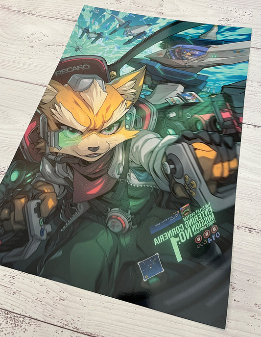 starfox art by edwin huang