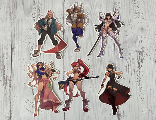 anime stickers by edwin huang