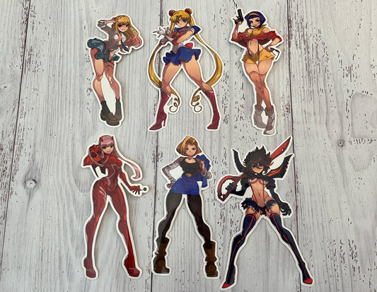 anime stickers drawn by edwin huang