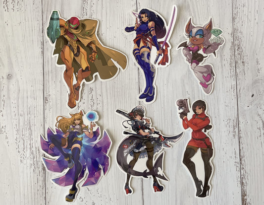 Samus rouge the bat psylocke ada wong ellen joe zenless