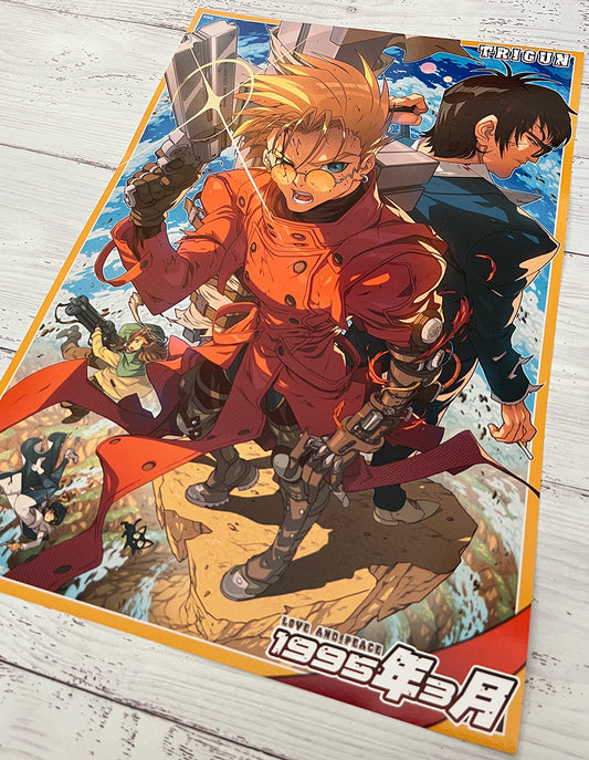 trigun illustration by edwin huang