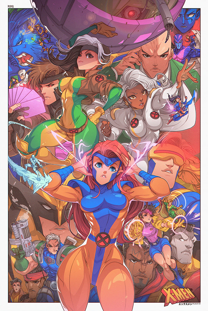 xmen print by edwin huang