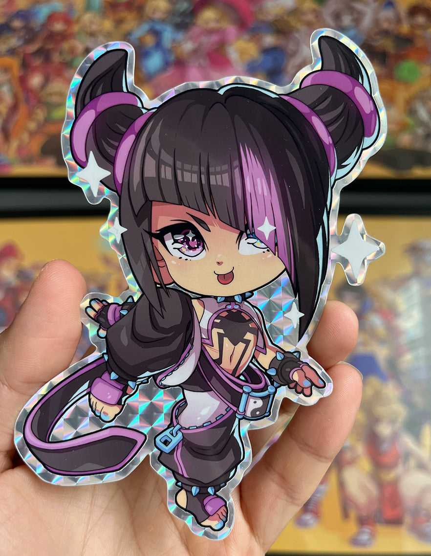 street fighter chibi jennillustrations chun li juri cammy
