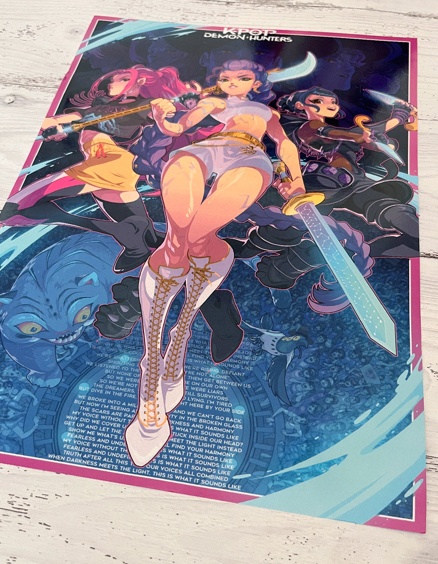 kpop demon hunters mira rumi zoey saja boys