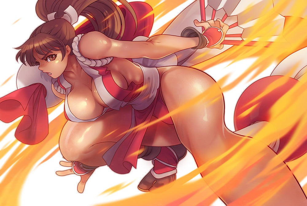 mai shiranui drawn by edwin huang