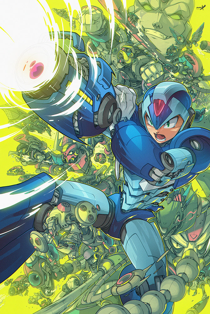 mega man x drawing by edwin huang