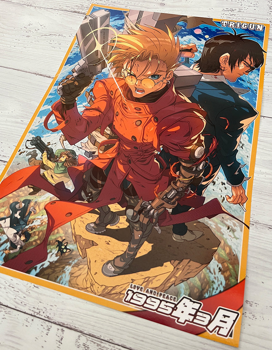 trigun illustration by edwin huang