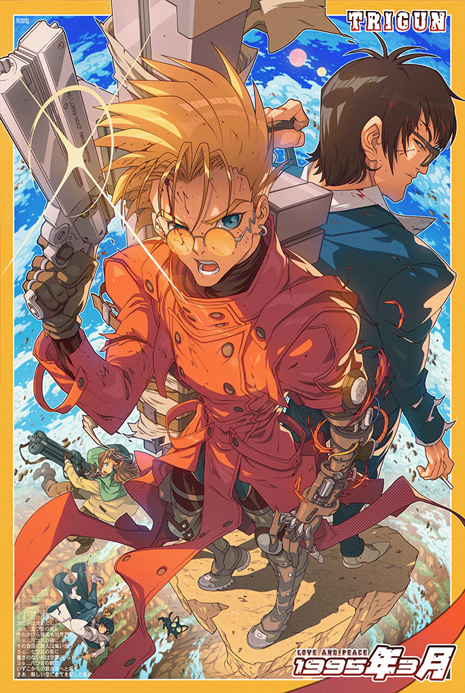 trigun illustration by edwin huang