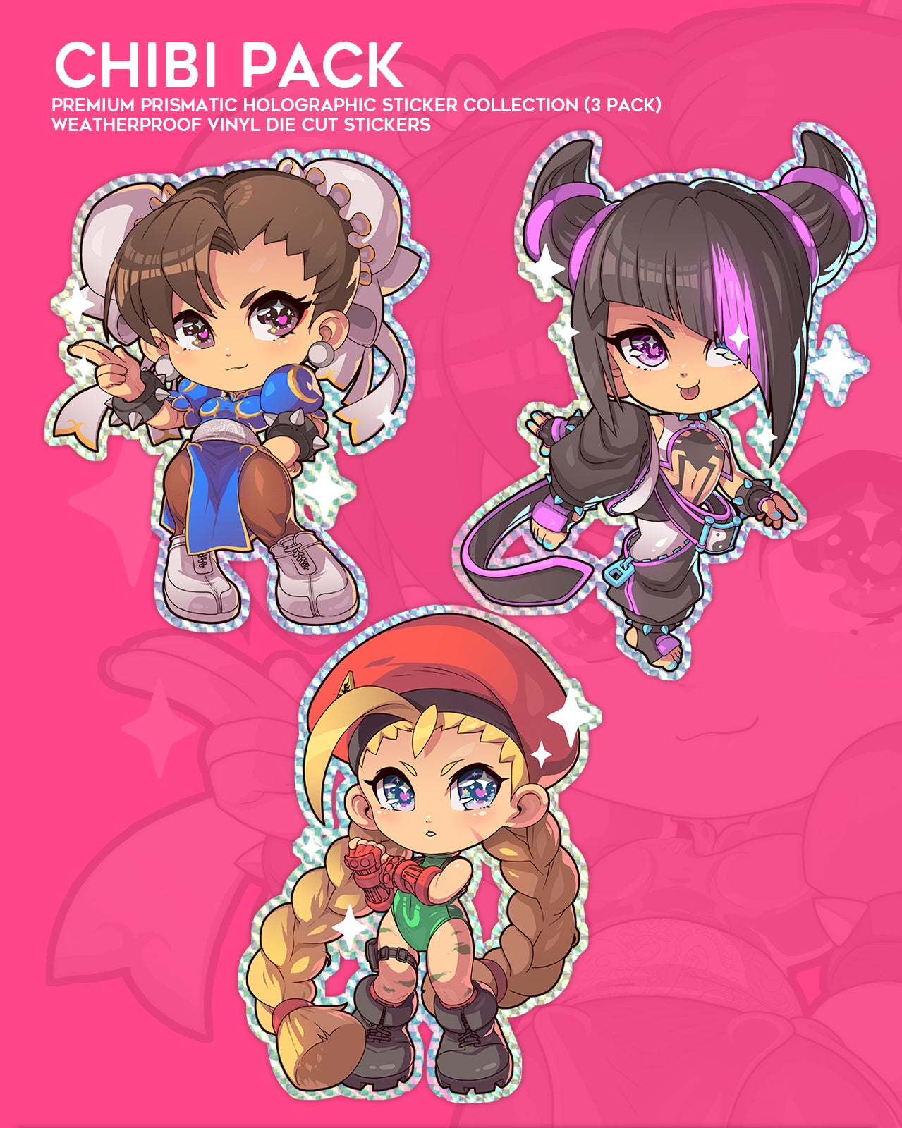 street fighter chibi jennillustrations chun li juri cammy